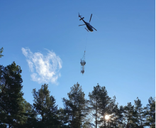 5G-VINNI base station air-lifted